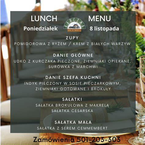 karczma na piwnej menu|Zapraszamy na nasze letnie MENU .